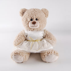 Princess-Style Plush Bear - Tiered Tulle Party Dress