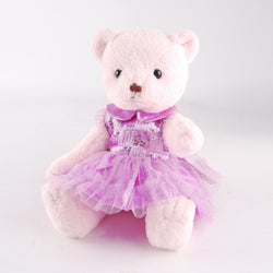 Enchanted Pink Teddy - Movable Arms/Legs in Fairy Dress