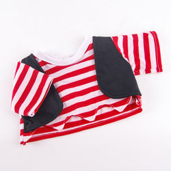 Plush Toy Outfit - Striped Shirt & Waistcoat Combo