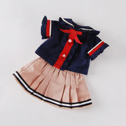 White Goat Plush - British Scholar Style Uniform Set