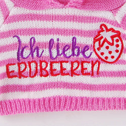 Striped knit sweater, sweet and cute