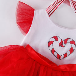 Sweetheart Red Tulle Dress - Layered Princess Skirt