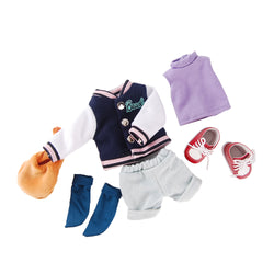 Bearlu vinyl doll wholesale brave male policeman handsome baseball uniform set